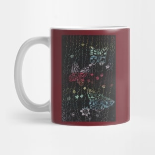 Dancing Night Butterflies Mug